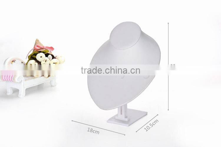 Plastic jewelry display neck stands for necklace