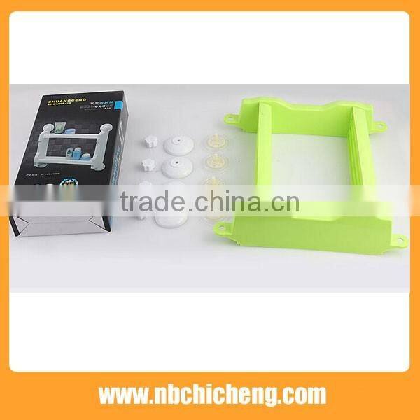 Plastic wall mounted bath jewelry holder unique cosmetic rack