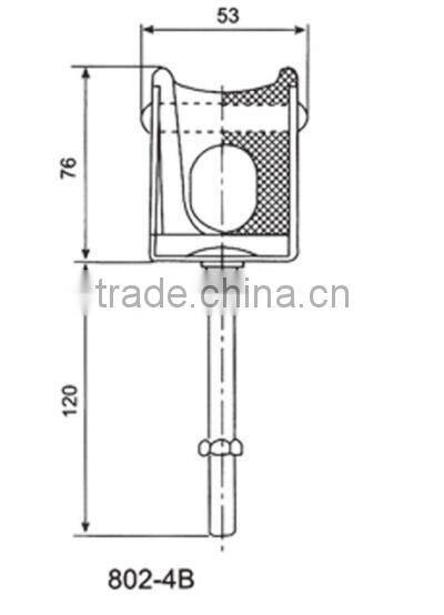 white brown color porcelain wiring 801-1 insulator