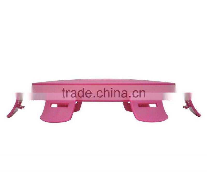 2017 hot style got the patent plastic salad box with silicone ring