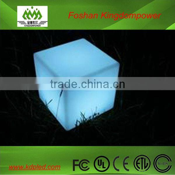 2013 new waterproof LED illuminated certification square chair