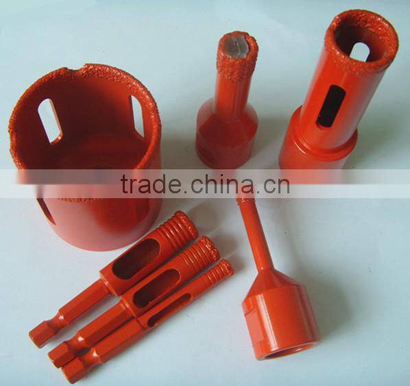 Brazed diamond core drill bit /special shank drill bit