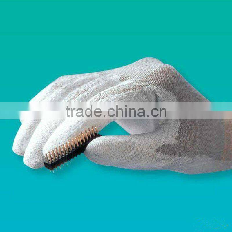 Antistatic PU fingertip coating ESD gloves