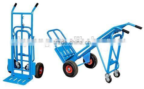 Folding hand truck HT1824,two pneumatic wheel hand trolley