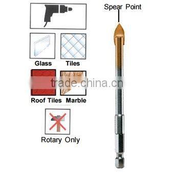 6Pcs Tungsten Carbide Tip Glass Core Drill Bit Set
