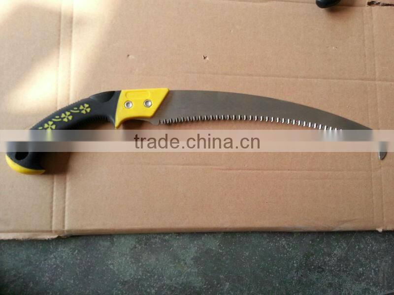 curved handsaw with steel handle
