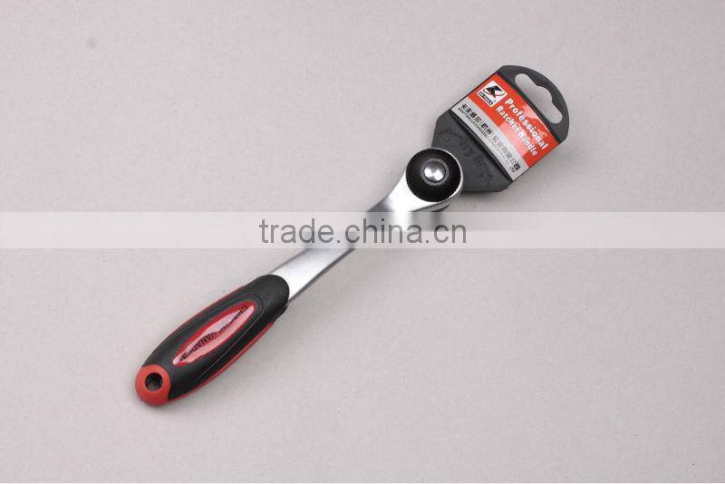 OK-tools, 72T, round-type head, 40cr+crmo material, PP+TRP handle, good quality ratchet handle