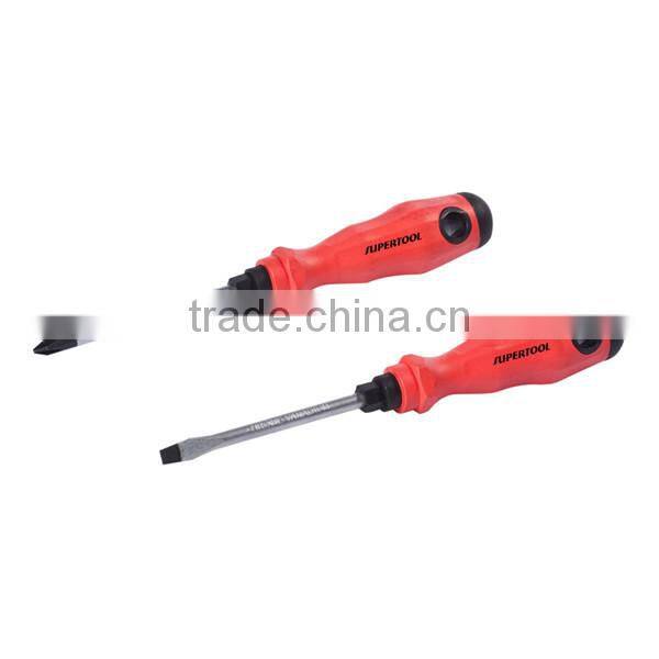Strong Magnetic Steel Head With Black Tip TPR Covered CRV Phillips Screwdriver # Sizes