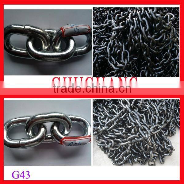Zinc Plated Dog Chain,Electro Galvanized Dog Chain