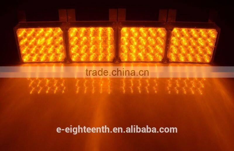 4 x 20 2016 Amber /white LED Car Truck Flash Strobe Decoration Fog Emergency Lights