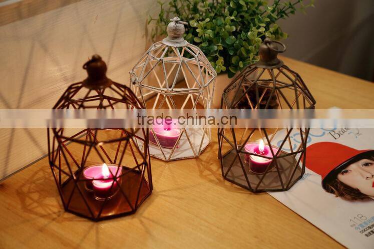 Candle cup iron ornaments