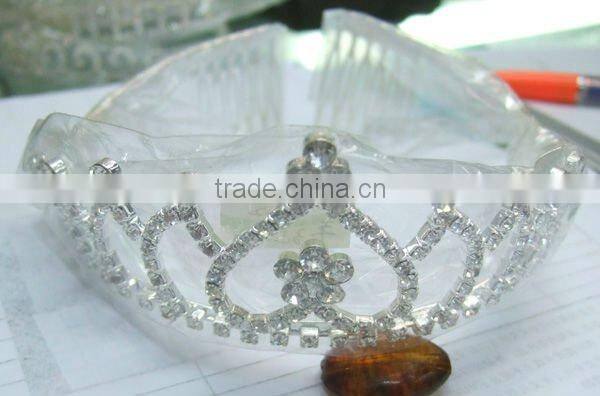 Cupchain rhinestone bridal Headband Jeweled Hair Ornament