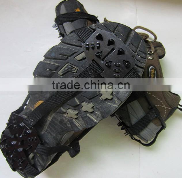 slip resistant snow chain crampons ice shoes spikes