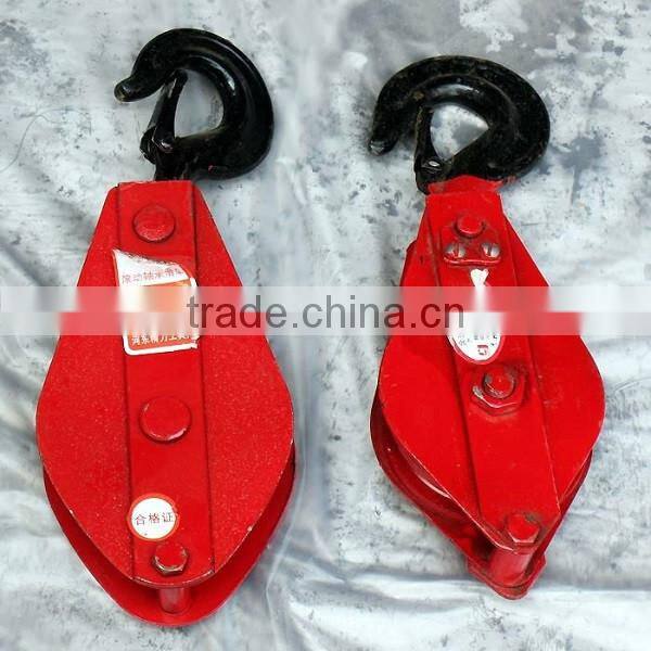 Generel heavy duty hook type snatch triple pulley block