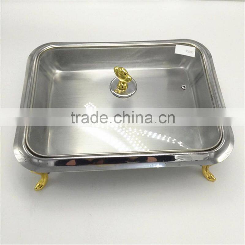 Hotel and Restaurant stainless steel warmer used hot food container
