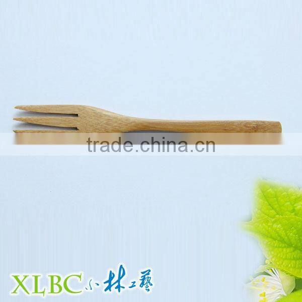 wood fruit fork
