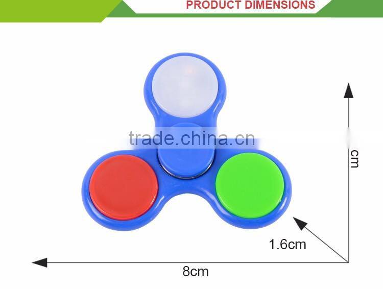 Top sale gyroscope fingertip cheap light finger toy spinner blades