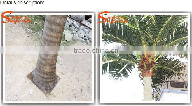 Hot sale Outdoor landscaping artificial fake coconut tree decoration palm tree dubai
