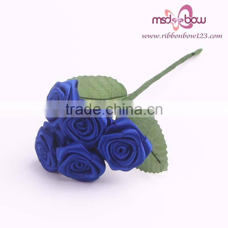 ribbon flowers making rose bouquet, making satin ribbon flowers