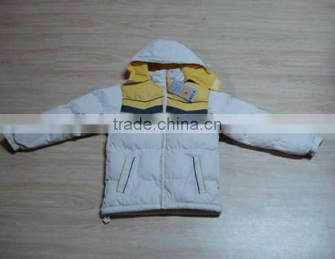 Apparel Stock Boys Clothing Padding Jacket
