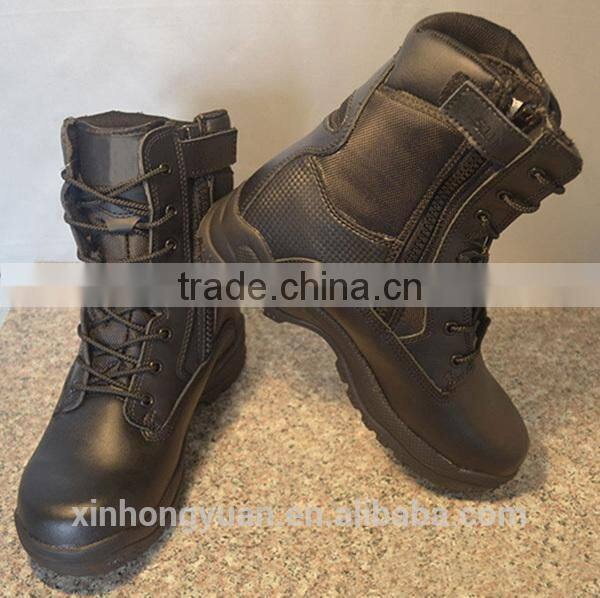 custom high quality real leather military boots