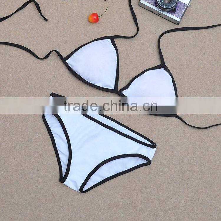 2017 new design custom swimwear packaging xxx hot sex bikini women beachwear