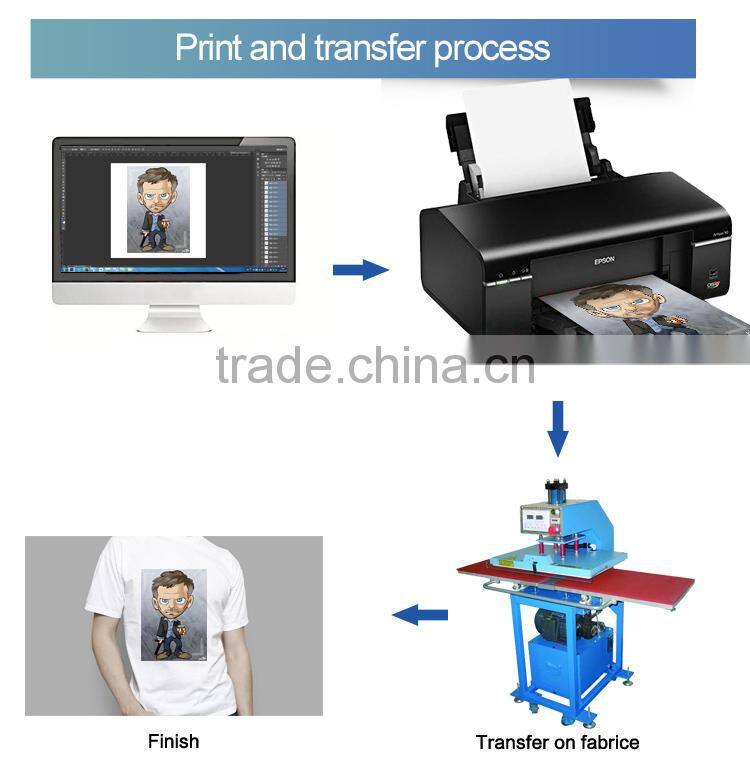 Auto Pneumatic Double-Station Sidee Paper Sublimation Heat Transfer Press Machine