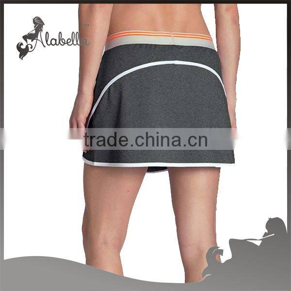 Paula terry sport skirt& marathon terry skirt &yoga skirt with front welt pocket