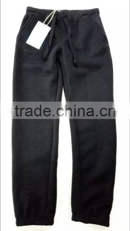 Kid's new pattern factory price fashion fleece pants apparel stock lots