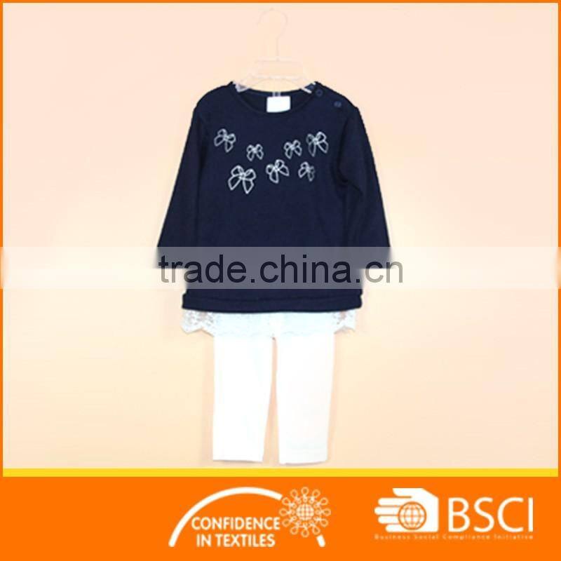 Baby Cashmere+Legging Girl Clothing Sets