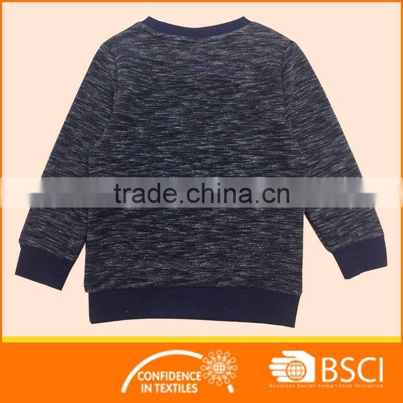 color melange good hand feeling wholesale children sweatshirt