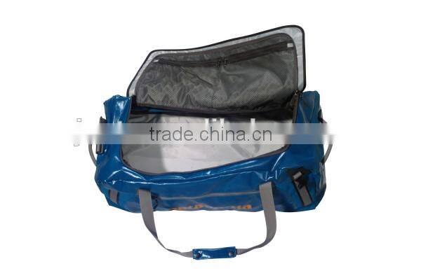 Glazed pu waterproof duffel bag