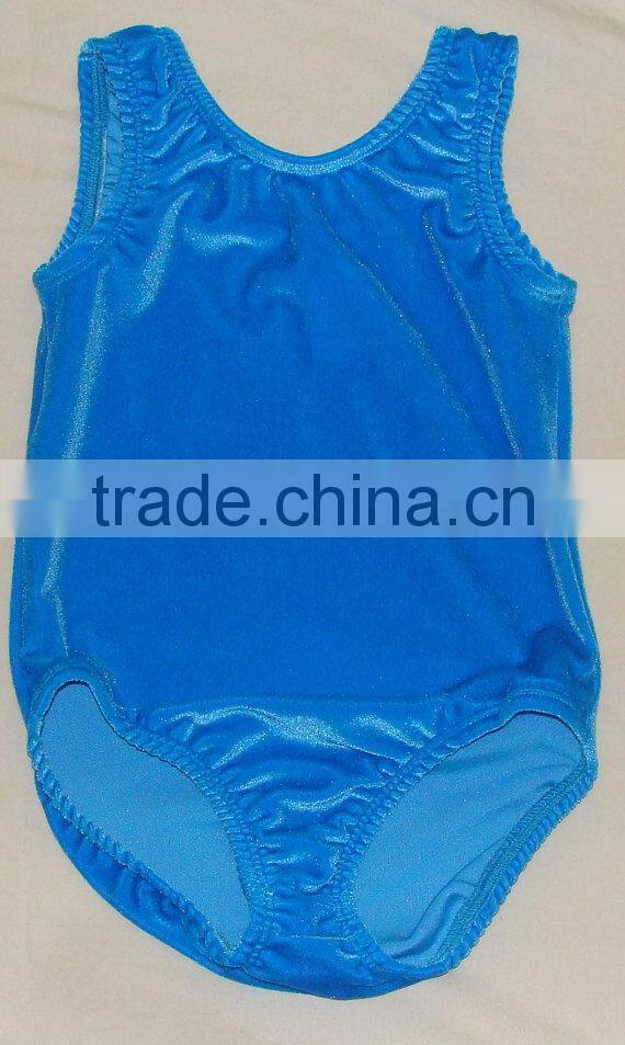 Gymnastics leotard ballet Girls Turquoise velvet