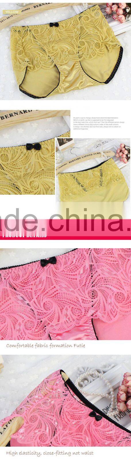 New night nylon spandex sexy little girls underwear girls sweet fit pants for women sexy lace mature underwear