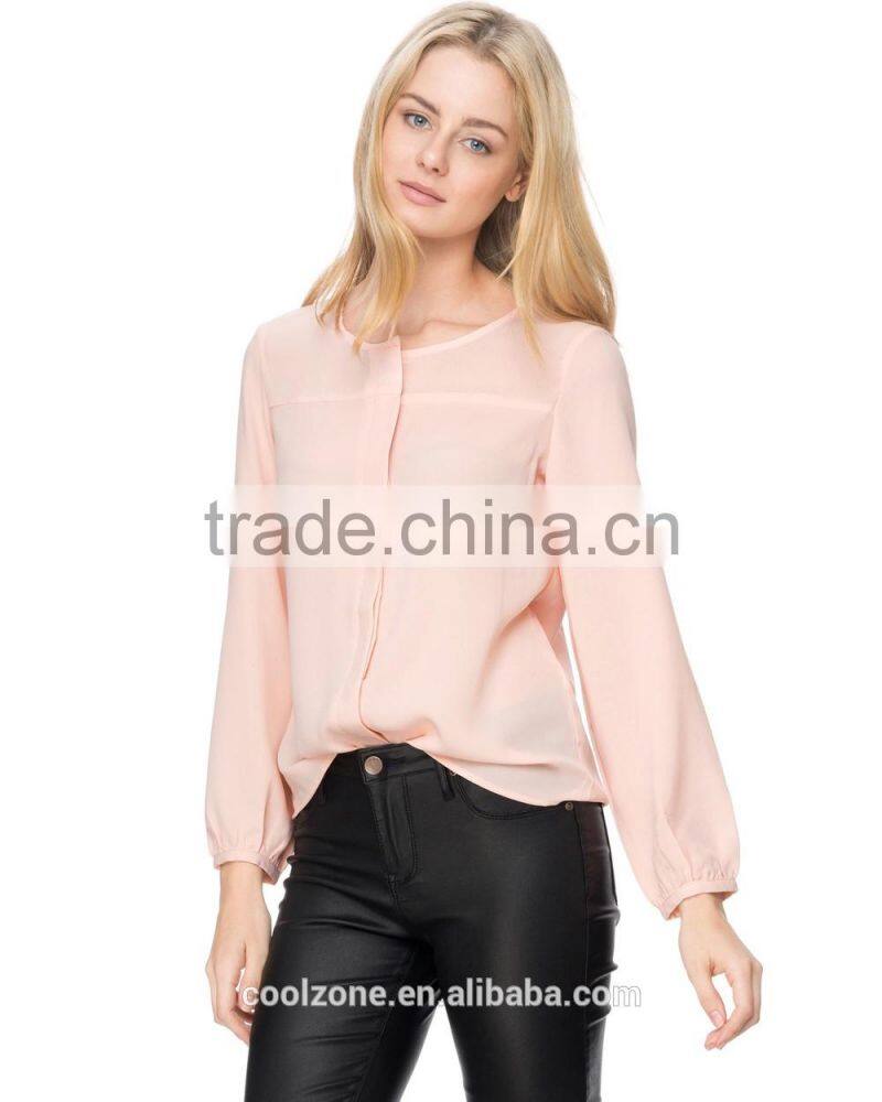 Hot selling relaxed fit long sleeves new style sarees blouse 2015