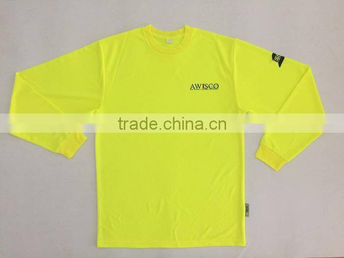 High Performance long sleeve printing reflective t-shirt