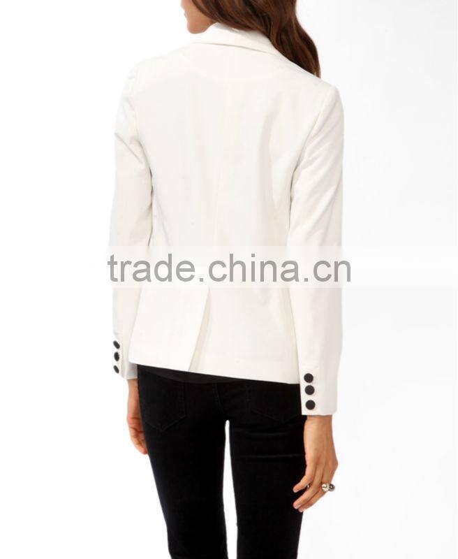 Longline Single Button Blazer