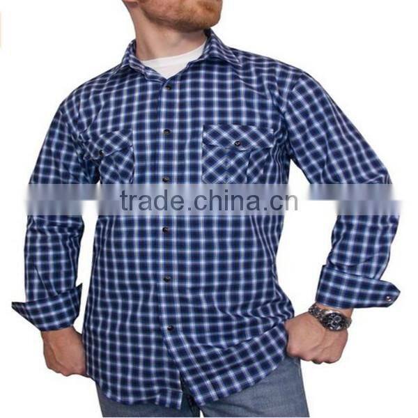 2016 new wholesale Long Sleeve Plaid Formal Casual custom mens casual dress shirts
