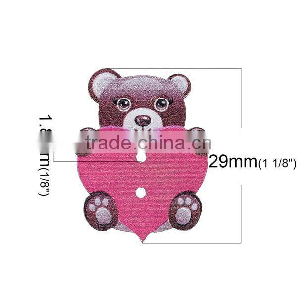 Factory Wholesale High Quality Wooden Button