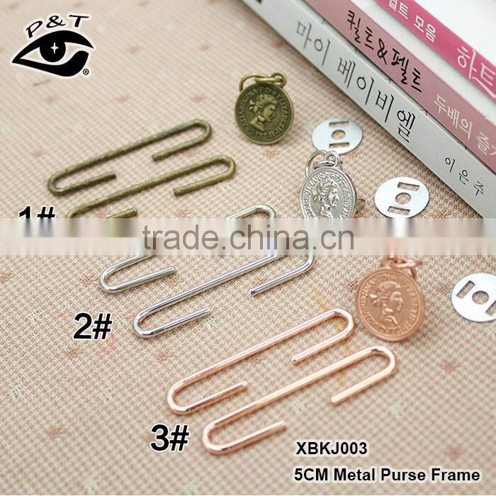 Wholesale Purse Handles Fashion Metal Hardware 5CM Frame For Purse Handbags