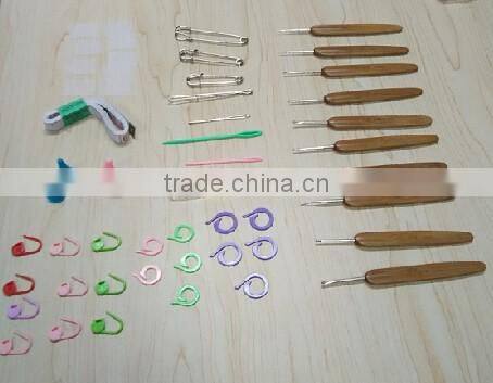 DIY Knitting Accessories Kit - Basic Tools plus Case Box Set