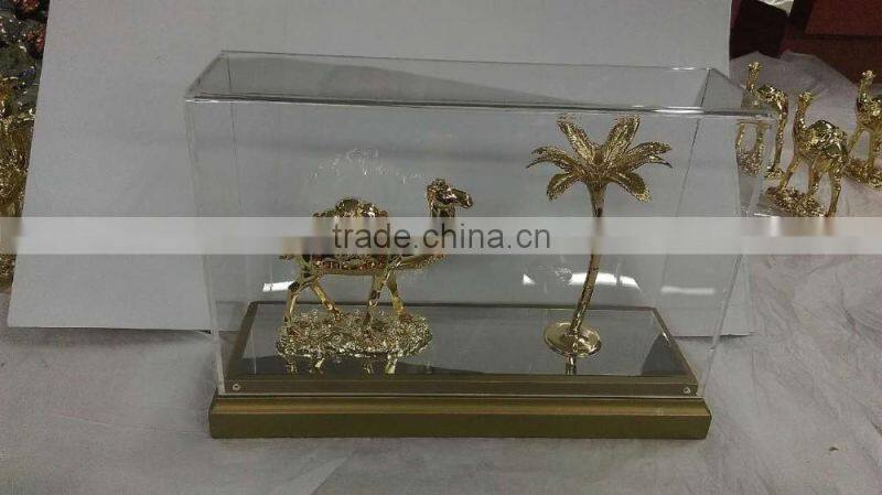 NEW Style High Quality Beautiful 24k Gold plated coconut tree model with Home Office Decor & Gift