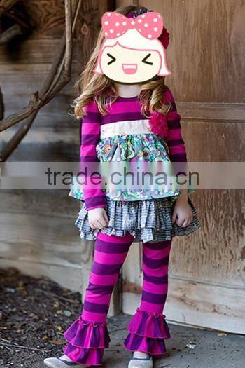 Wholesale newborn girl cotton petti romper valentine gift boutique outfits infant damask ruffle romper