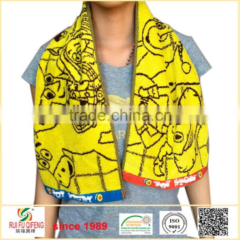 100% Cotton Unisex Adult Quick Dry Custom Sport Towels GYM Towel With Logo