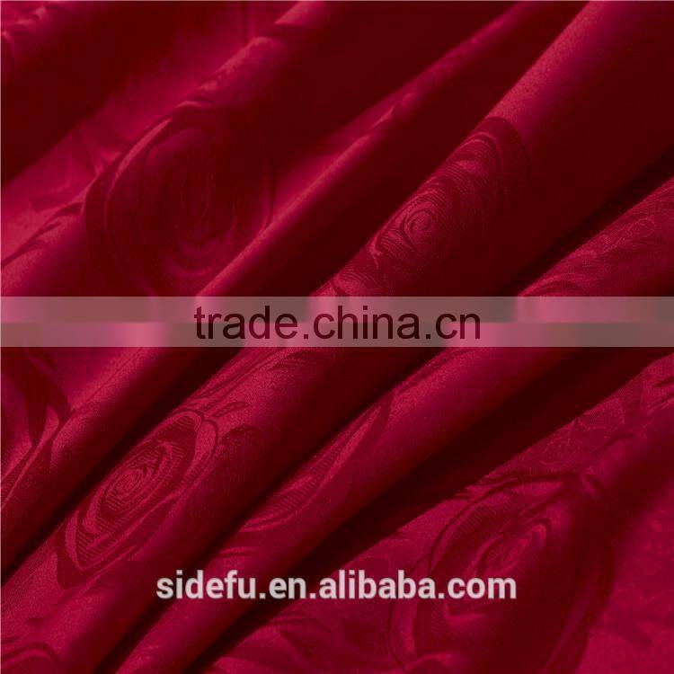 Hot Selling Romantic Jacquard 100 Cotton Luxury Wedding Bedding Set