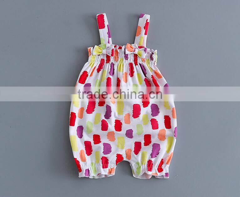 Summer Girls Baby Floral Romper Clothes Newborn Baby Printed Jumpsuit