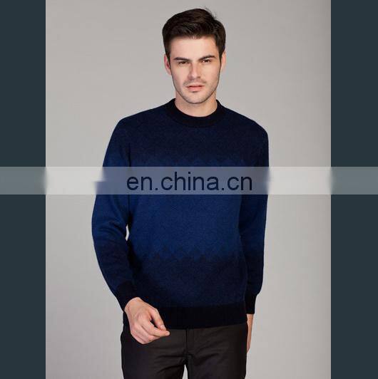 100% cashmere blue colour sweater for mens