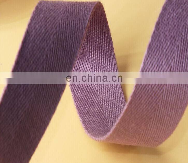 high quality 100% satin cotton ribbon