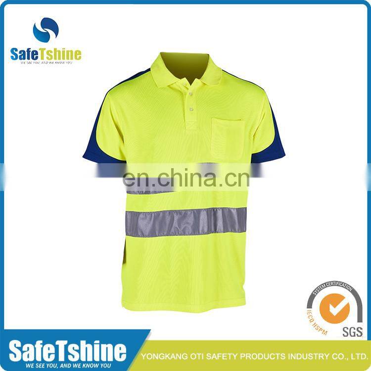 Cheap customized high quality polyester safety plain dry fit sports t-shirt