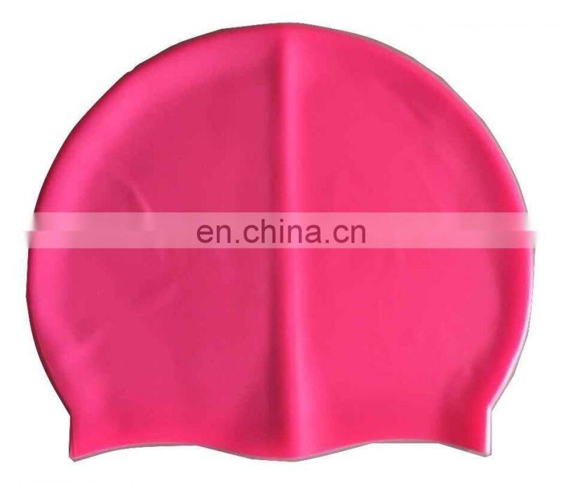 Promotional giftmake design your own funny adult flag custom silicone swim swimming cap SC001